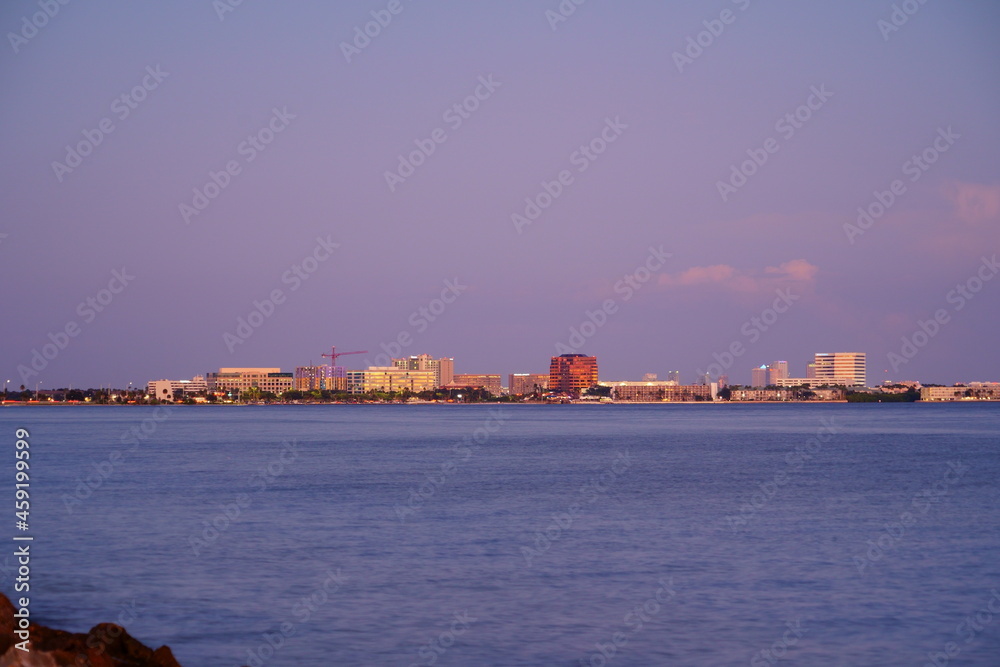 Florida Tampa bay sun set landscape	