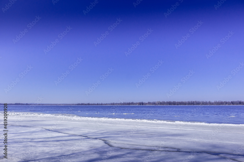 Winter wonderland scene and landscape Ontario Canada