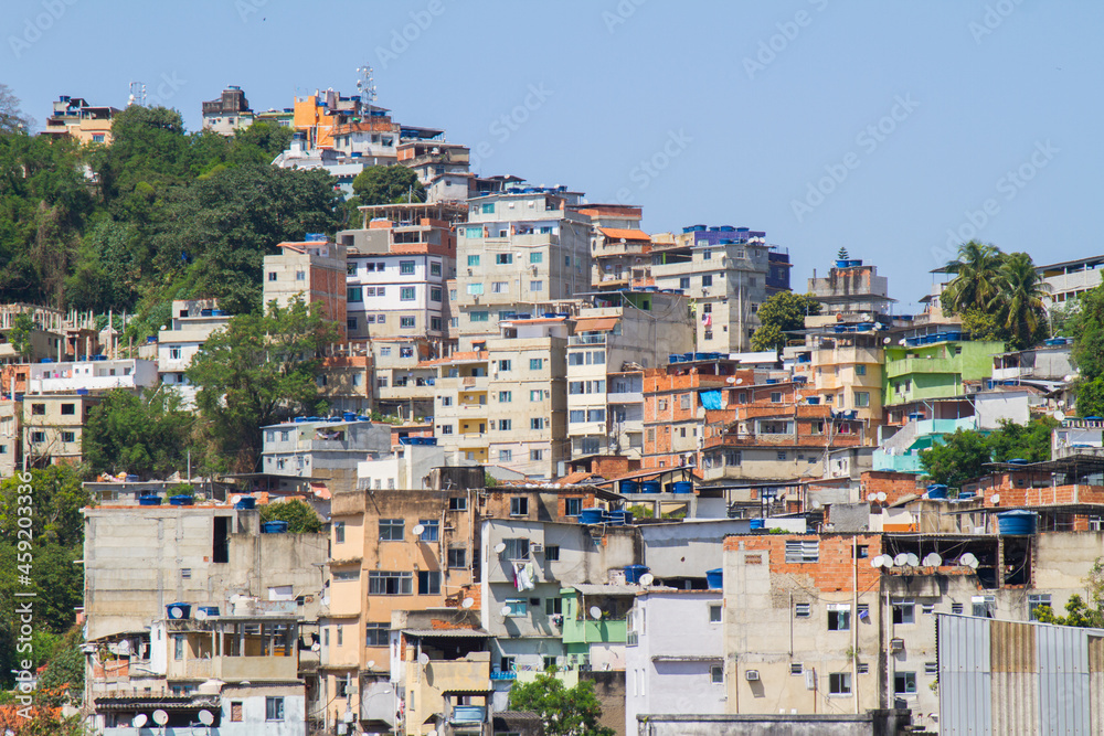 Tabajara Hill in Copacabana in Rio de Janeiro.
