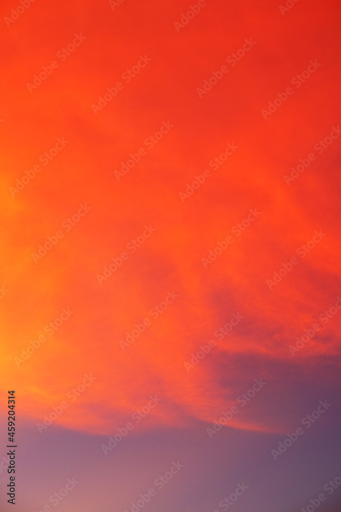 Colorful sky during sunset
