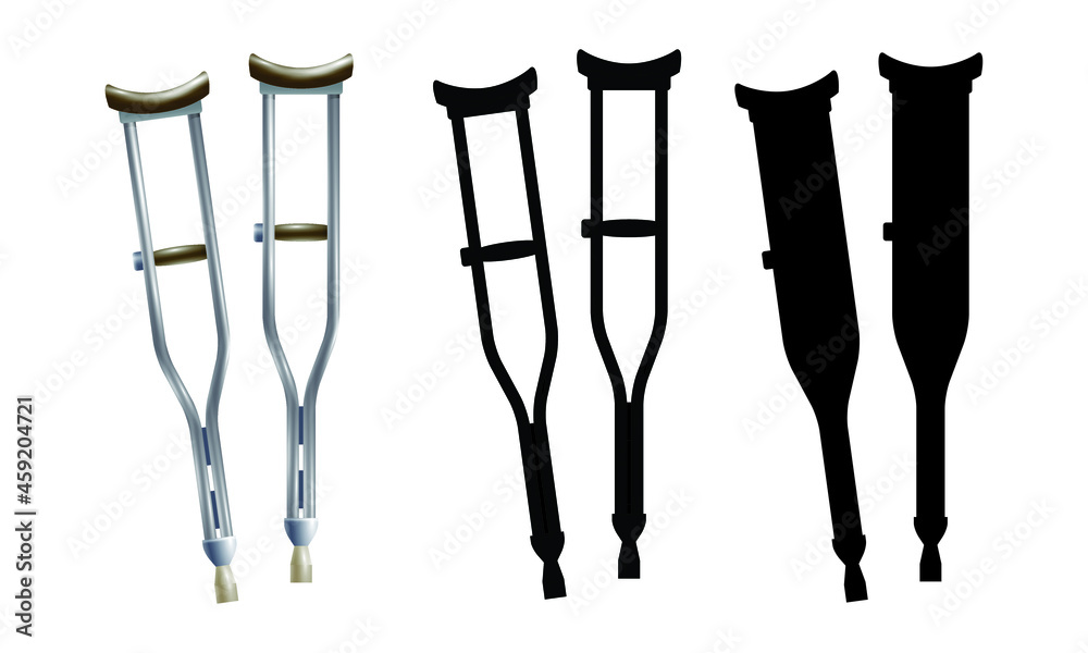 Axillary Crutches medical equipment, Axillary Crutches handle the hand