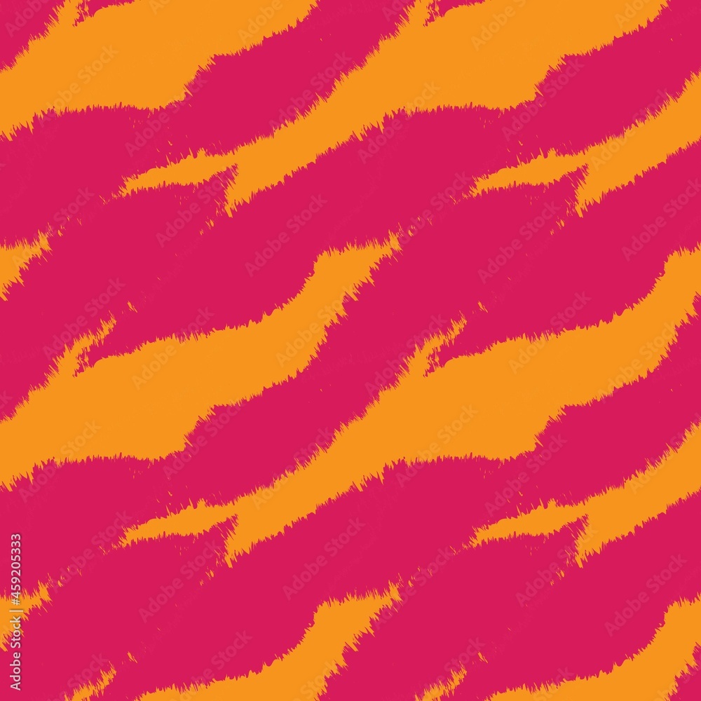 Fototapeta premium Brush Stroke Fur Seamless Pattern