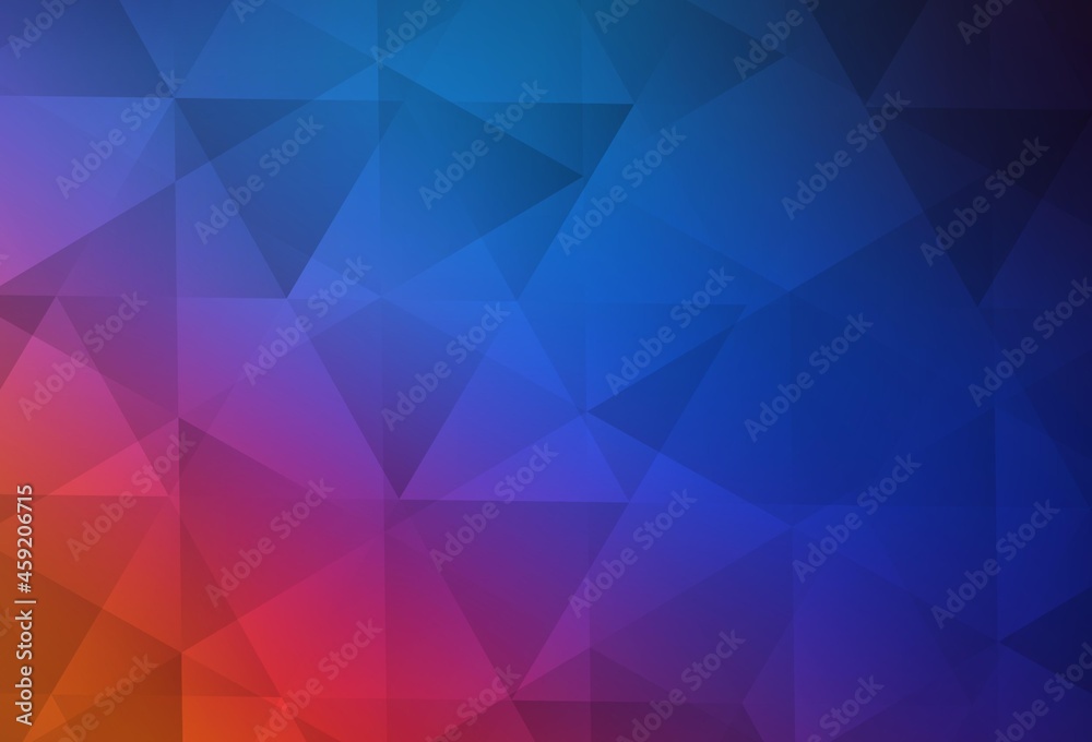 Light Blue, Red vector polygon abstract backdrop. Light Blue, Red vector polygon abstract backdrop.