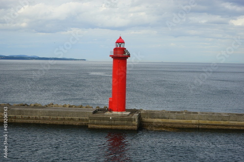 Lighthouse at Beppu Cruise Port and Peppu Bay in Oita, Japan - 日本 大分県 別府湾 別府港 灯台