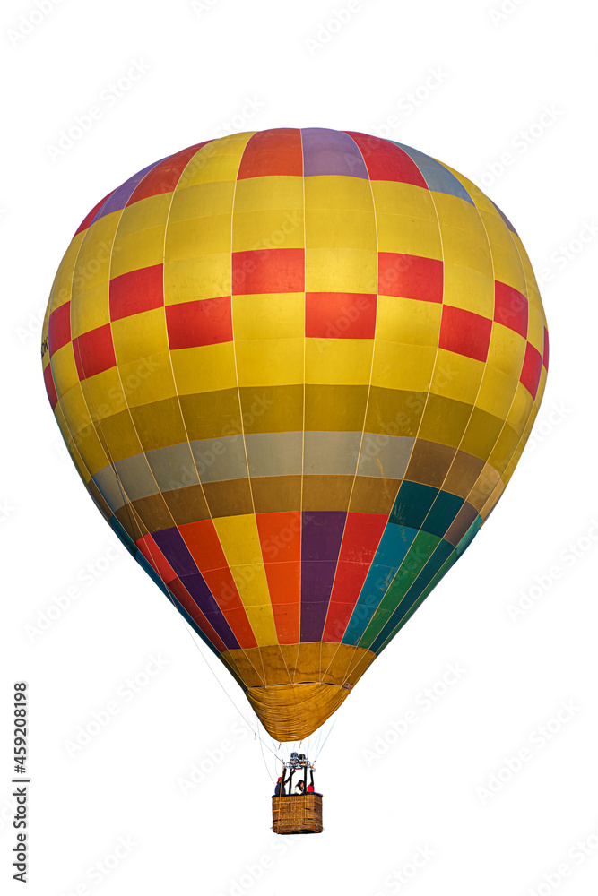 Fototapeta premium Hot Air Balloons on white background