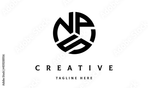 NPS circle three letter logo vector