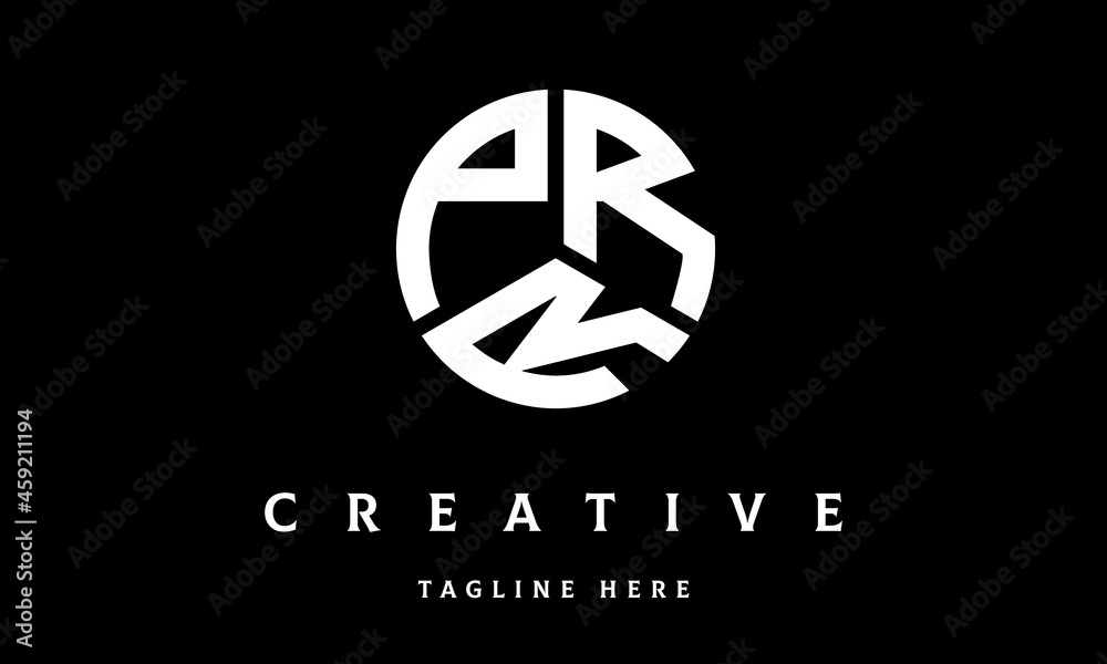 PRR circle three letter logo vector PRR circle three letter logo vector