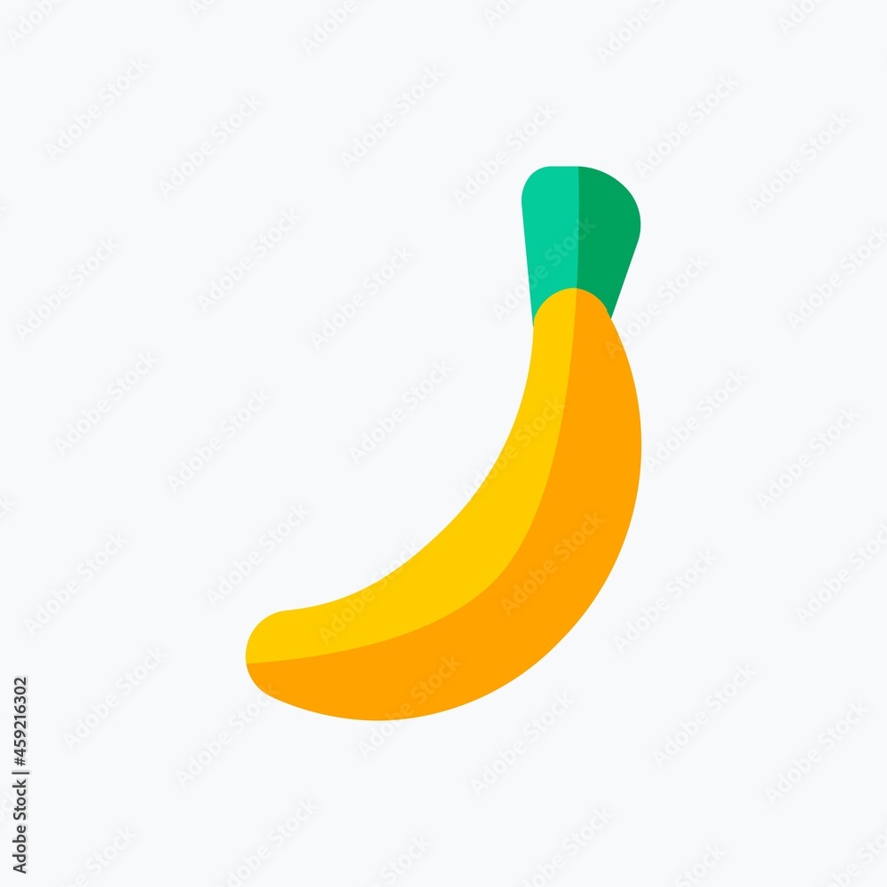 Banana Icon. Food and Equipment Icon. Perfect for website mobile app presentation and any other projects. Icon design flat style Banana Icon. Food and Equipment Icon. Perfect for website mobile app presentation and any other projects. Icon design flat style