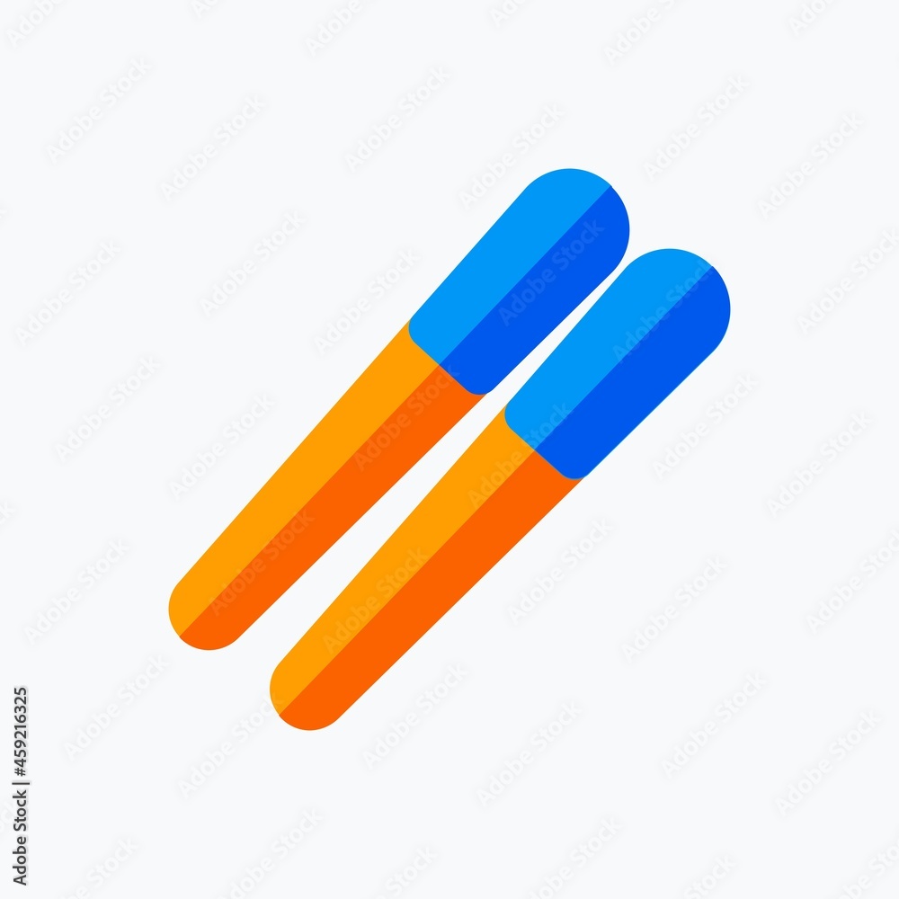 Chopsticks Icon. Food and Equipment Icon. Perfect for website mobile app presentation and any other projects. Icon design flat style Chopsticks Icon. Food and Equipment Icon. Perfect for website mobile app presentation and any other projects. Icon design flat style