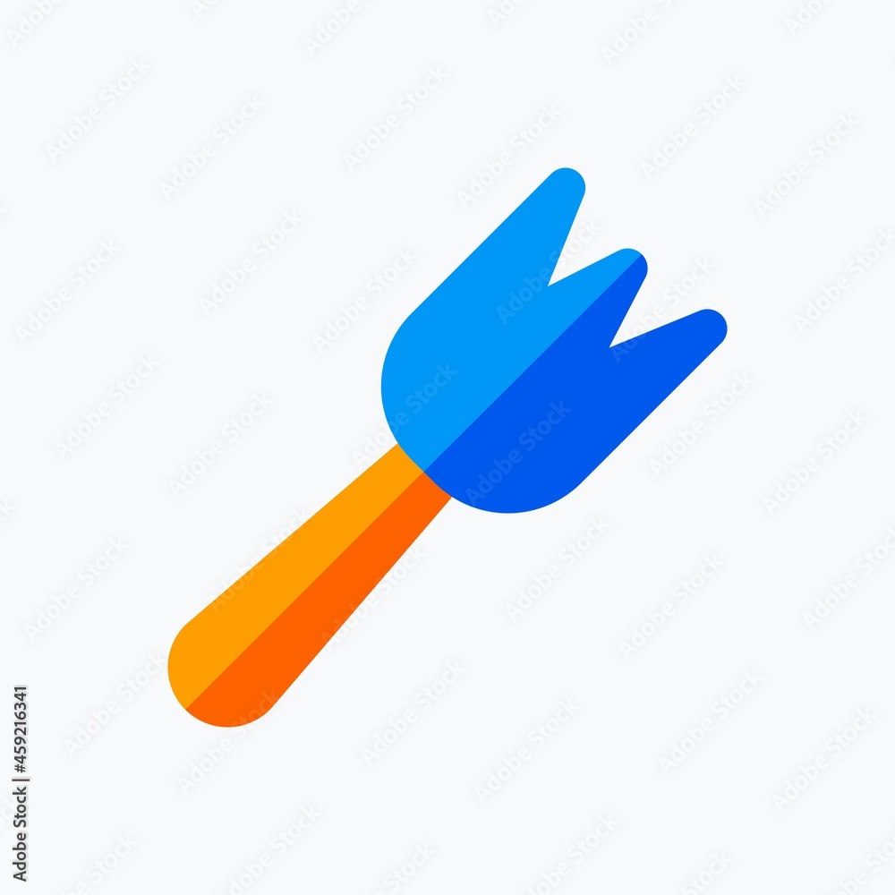 Fork Icon. Food and Equipment Icon. Perfect for website mobile app presentation and any other projects. Icon design flat style Fork Icon. Food and Equipment Icon. Perfect for website mobile app presentation and any other projects. Icon design flat style