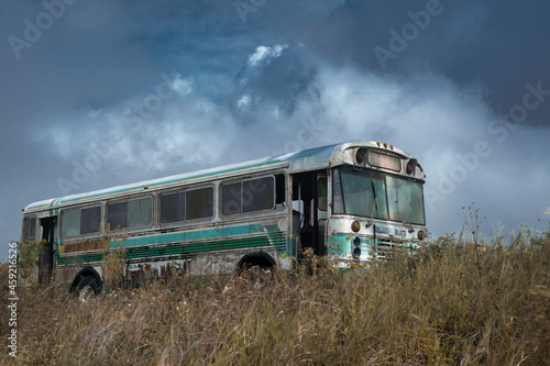 Autobus abandonado.