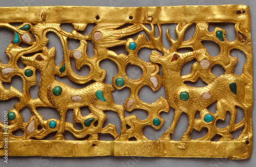  Ancient golden objects of the Scythians photo