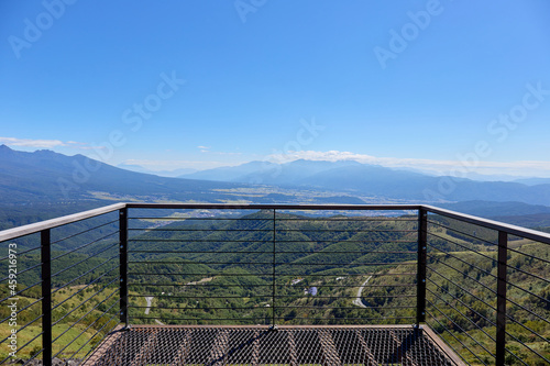 9月（秋） 車山山頂のスカイテラスからの展望 長野県諏訪市