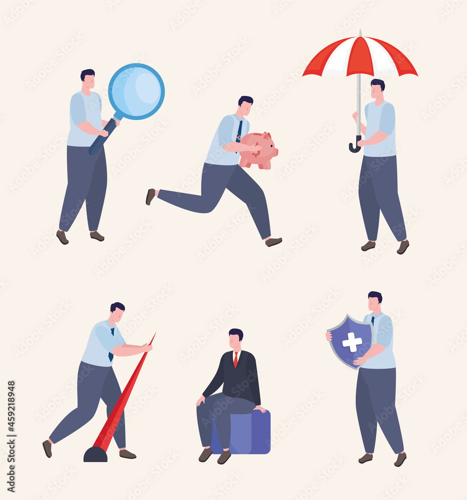 six businessmen risk management
