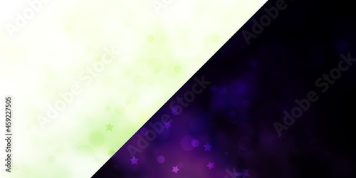Vector background with circles, stars.