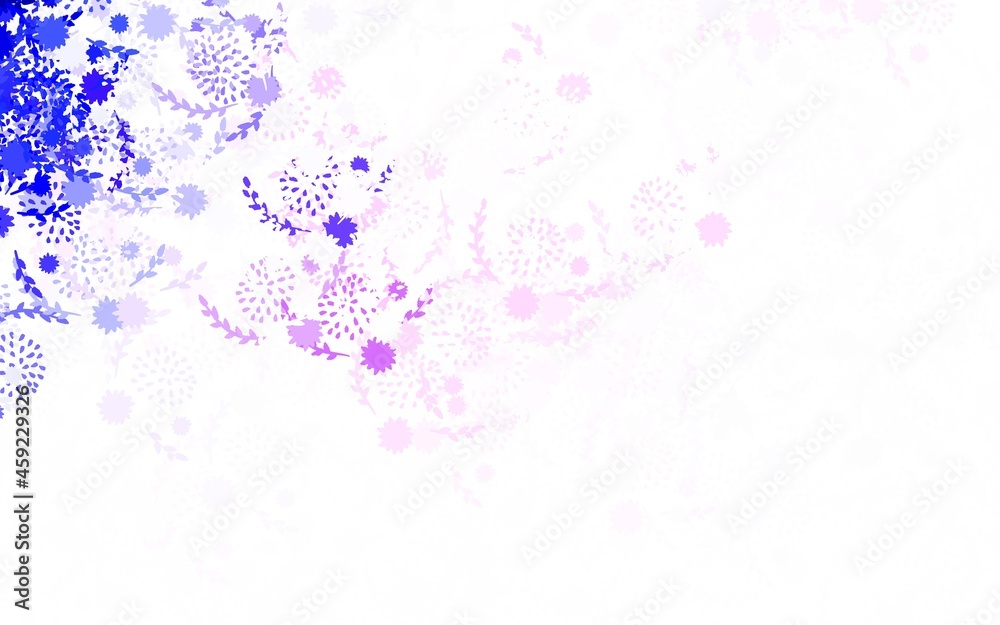 Light Pink vector abstract design with flowers, roses. Light Pink vector abstract design with flowers, roses.
