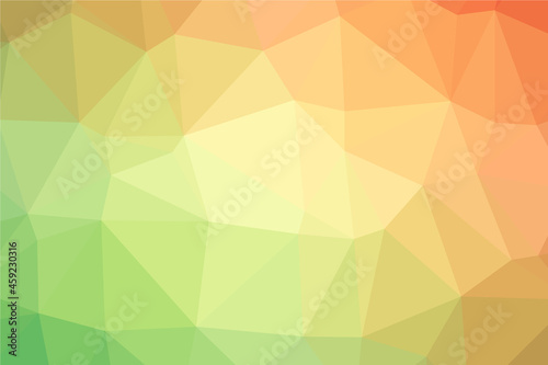 Multicolor polygon pattern. Low poly design 