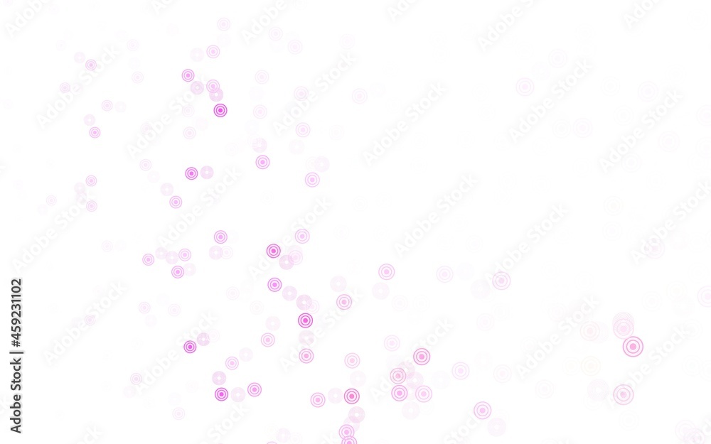 Light Purple, Pink vector template with circles.
