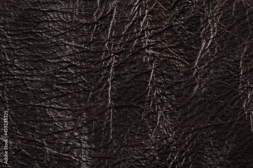dark brown leather texture and background