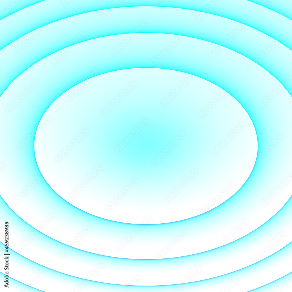 Obraz premium Rippled background. content area. Circle background. Abstract background. 3d rendering.