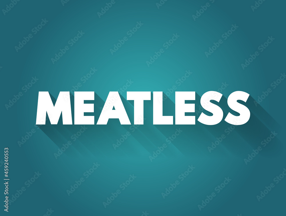 Meatless text quote, concept background