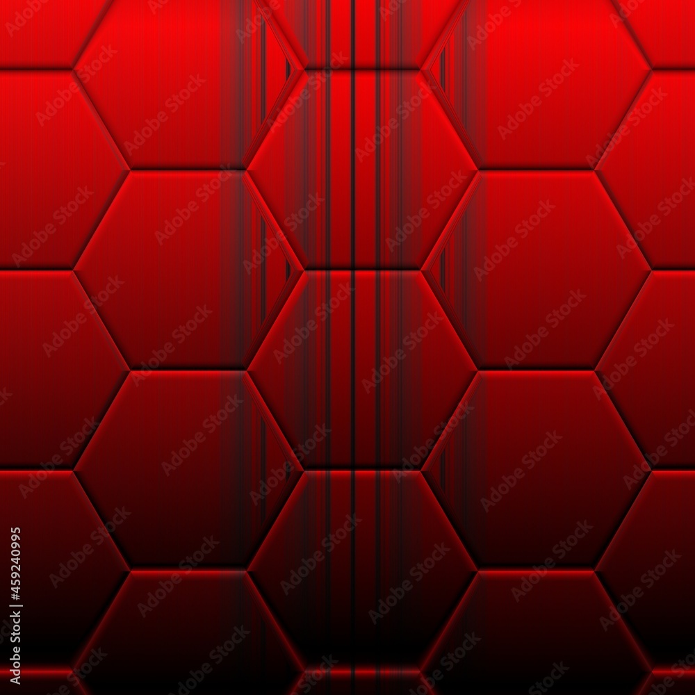 repeating design in vivid red to black coloured gradient in unique glowing style patterns hexagonal mosaic repeating design in vivid red to black coloured gradient in unique glowing style patterns hexagonal mosaic