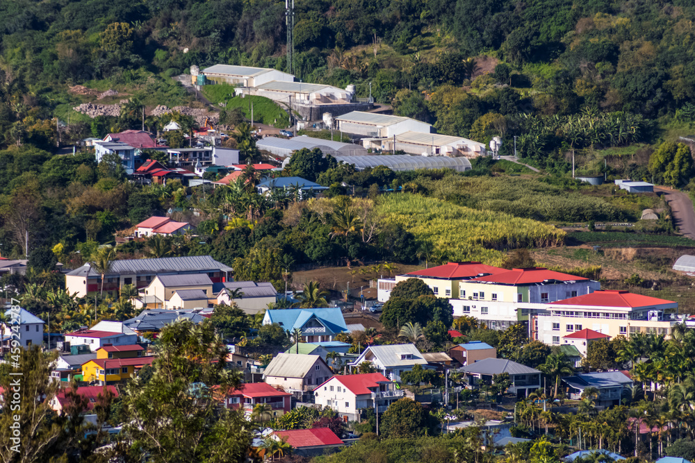 village de l’Entre-Deux, île de la Réunion 