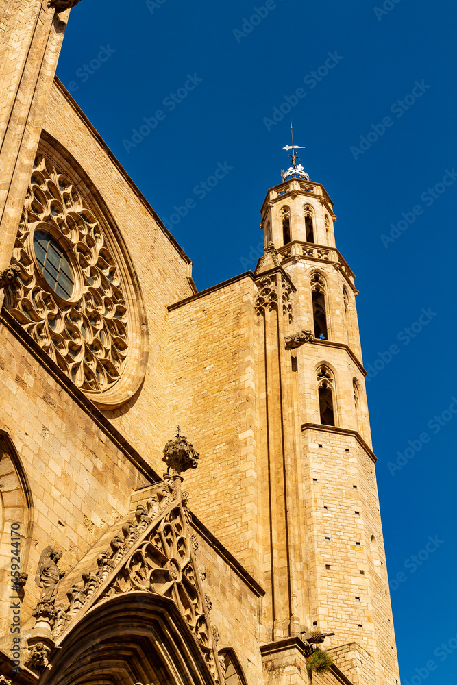 Church of Santa Maria del Mar, Barcelona (Spain).