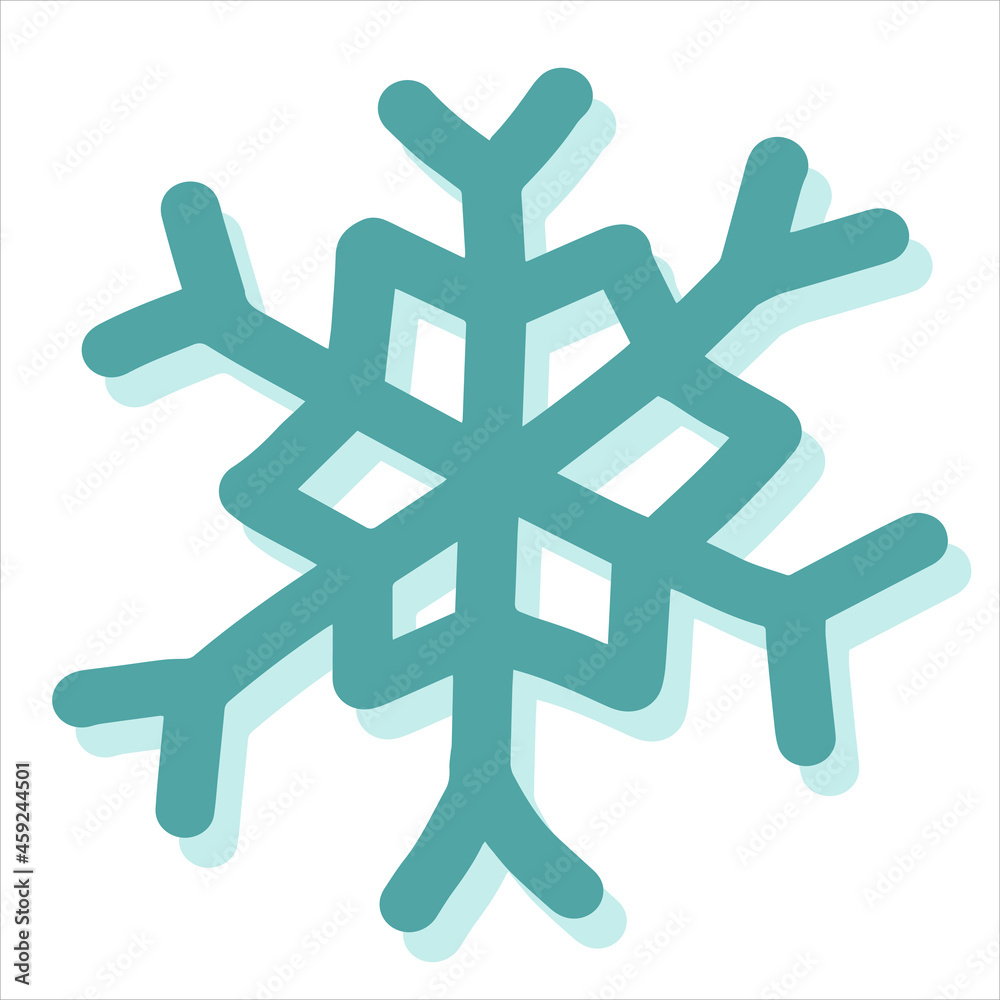 Vector hand-drawn illustration. Snowflakes doodle for icons, illustrations, pattern, backgrounds and stickers. Vector hand-drawn illustration. Snowflakes doodle for icons, illustrations, pattern, backgrounds and stickers.