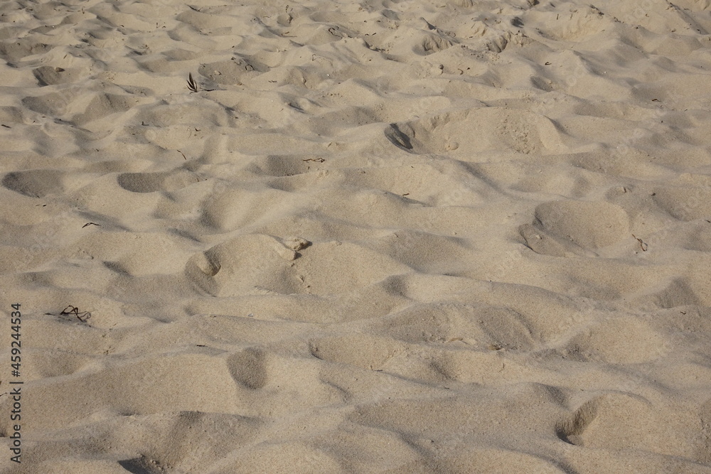 Sand on the beach Sand on the beach