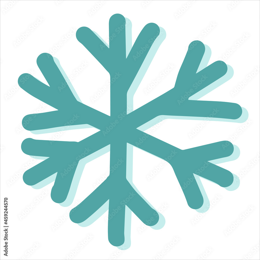 Vector hand-drawn illustration. Snowflakes doodle for icons, illustrations, pattern, backgrounds and stickers. Vector hand-drawn illustration. Snowflakes doodle for icons, illustrations, pattern, backgrounds and stickers.