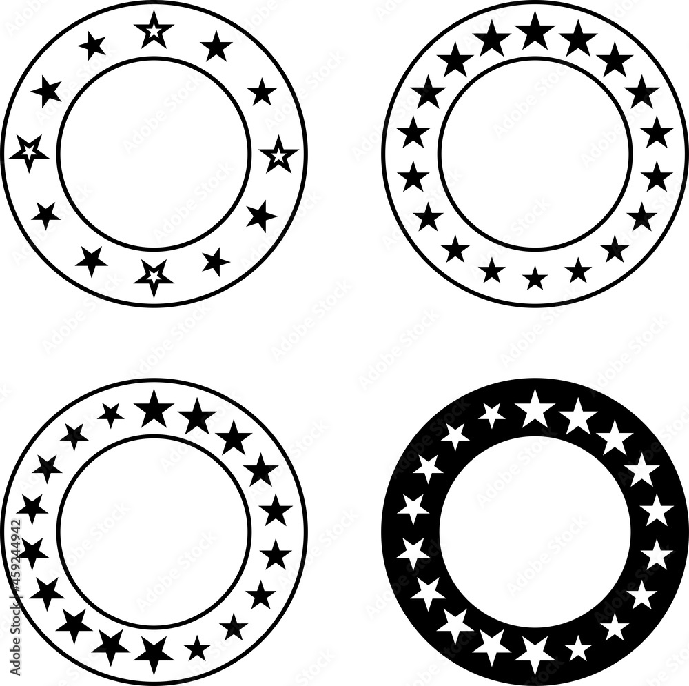 Stars In Circle Stars In Circle
