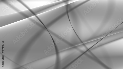 Hintergrund abstrakt 8K Monochrome weiss grau schwarz Wellen Linien Kurven Verlauf © Pixelot