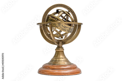 Принти на полотні Sundial Zodiac Sign On White Background