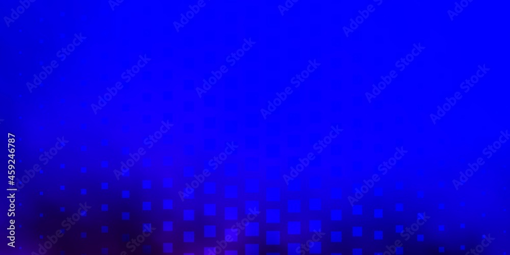 Light Blue, Red vector background with rectangles.