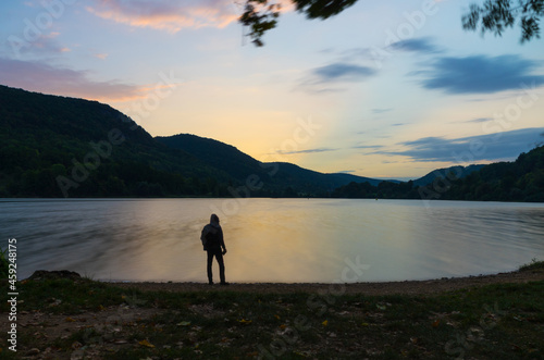 silhouette of a person