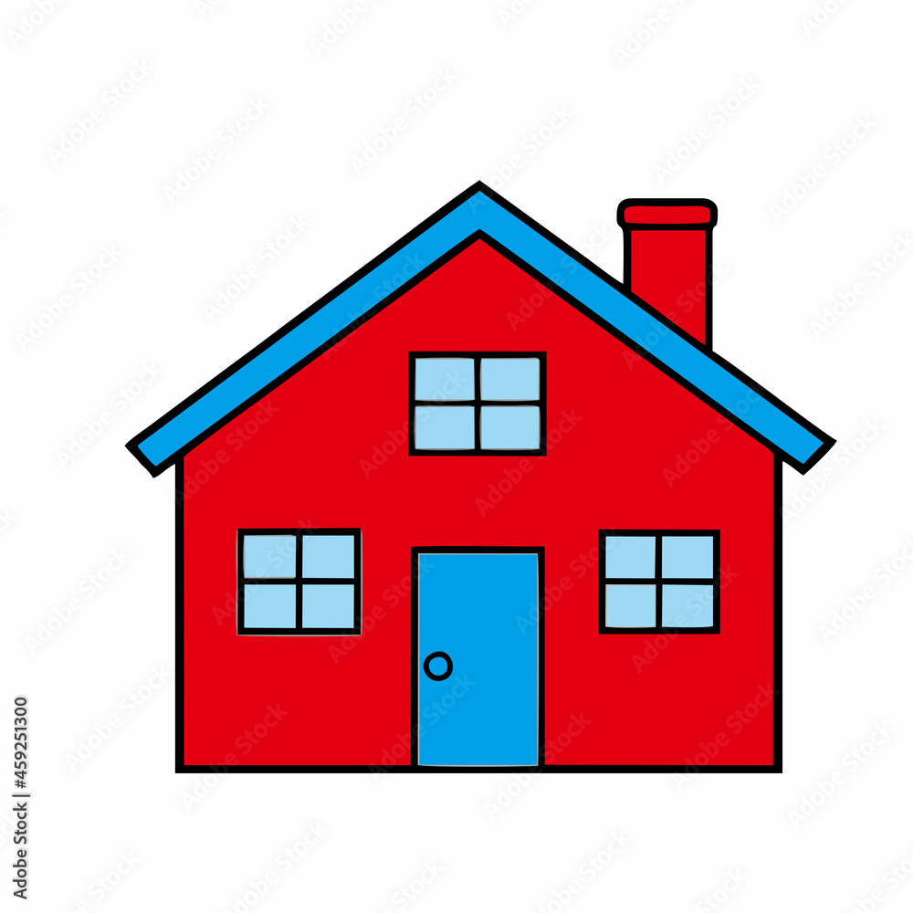simple urban house icon vector design simple urban house icon vector design