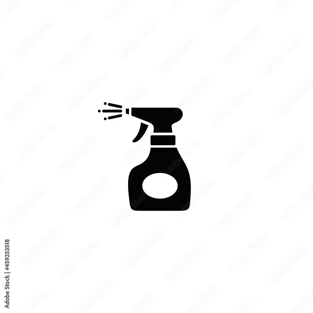 Obraz premium Barber spray simple flat icon vector