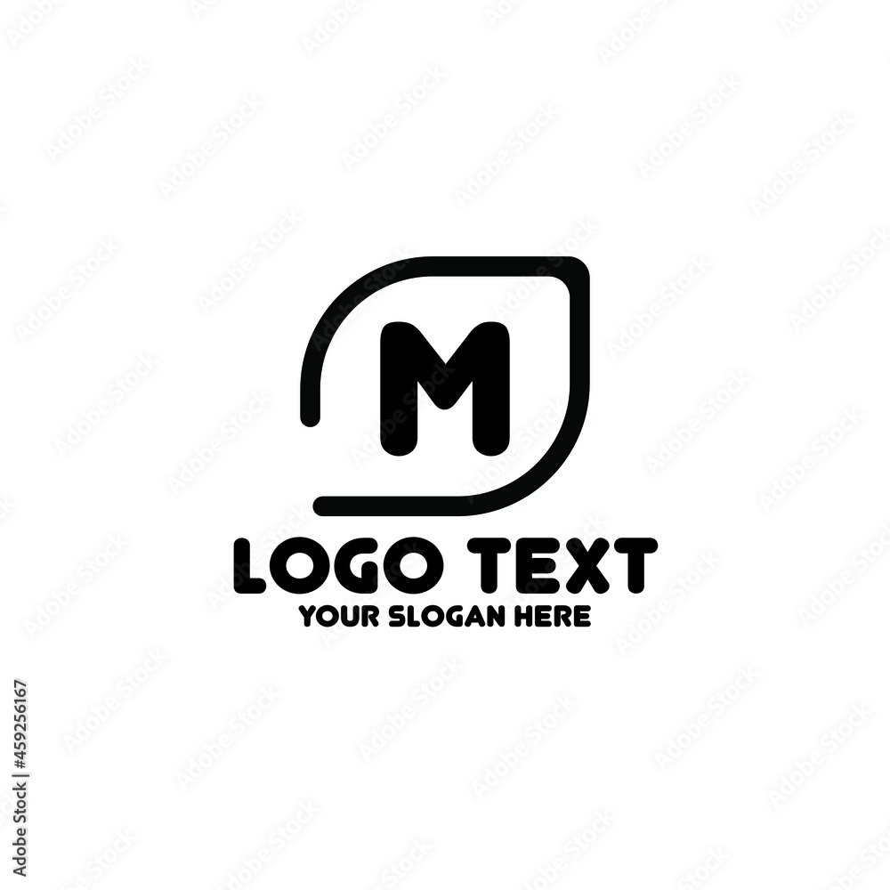 Unique logo design letter M on black background, Logo Design M Letter Unique logo design letter M on black background, Logo Design M Letter