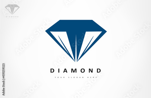 diamond logo vector gemstone design