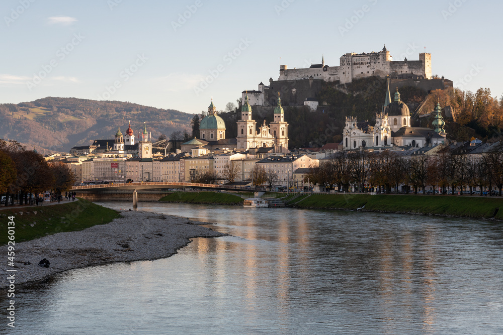 View over Salzburg center, Austria