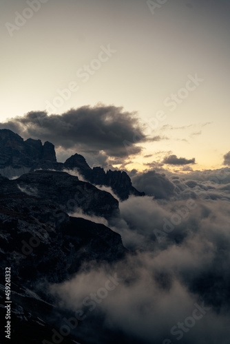 Sunrise in the Dolomites