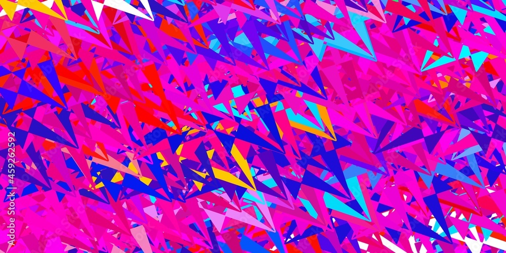 Light blue vector background with triangles. Light blue vector background with triangles.