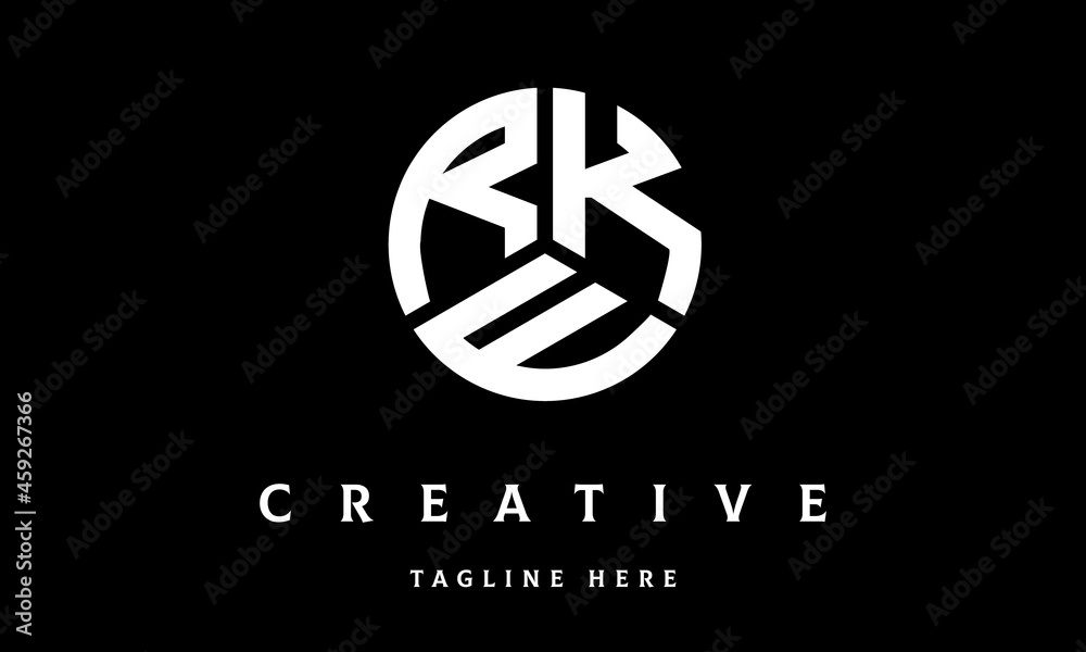 RKE circle three letter logo RKE circle three letter logo