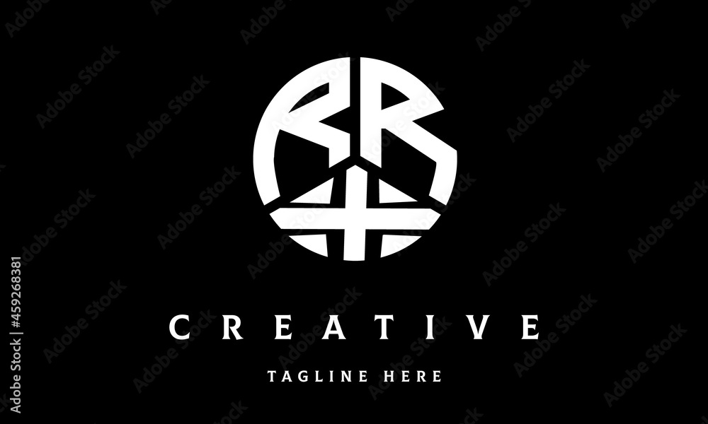 RRX circle three letter logo RRX circle three letter logo