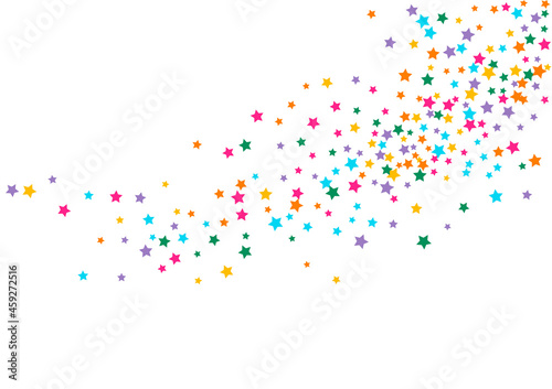 Color Falling Vector White Background Space