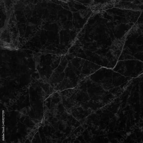 Fototapeta Naklejka Na Ścianę i Meble -  Black marble seamless texture with high resolution for backgroun
