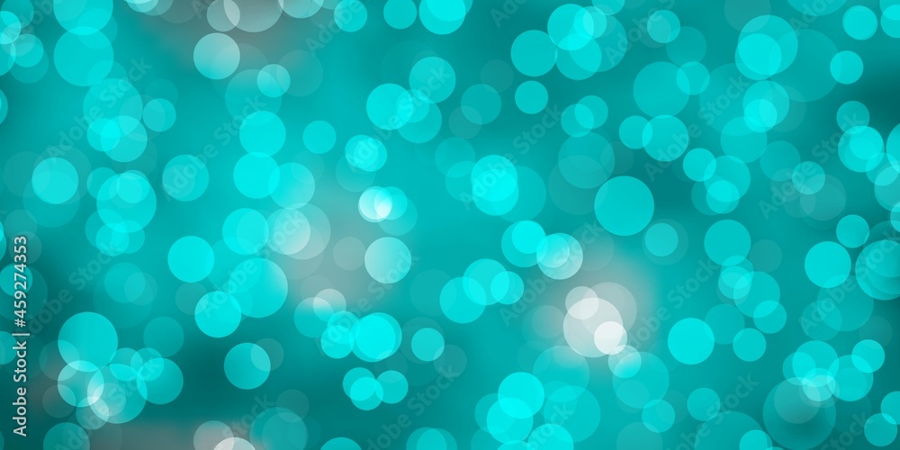 Light Blue, Green vector background with bubbles. Light Blue, Green vector background with bubbles.