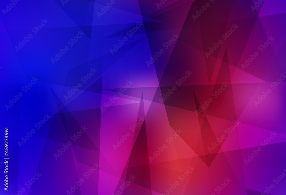 Dark Blue, Red vector pattern with polygonal style. Dark Blue, Red vector pattern with polygonal style.
