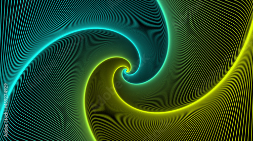 Hypnotic spiral. Swirl hypnotize spirals, vertigo geometric illusion and rotating stripes round pattern vector illustration